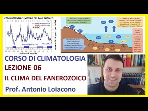 Corso Di Climatologia Lezione Il Clima Del Fanerozoico Youtube