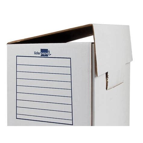 Caja Archivo Definitivo Liderpapel Ecouse Carton Reciclado