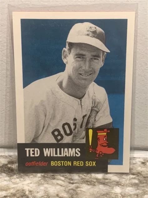 Topps Archives Ted Williams No Red Sox De Boston Eur