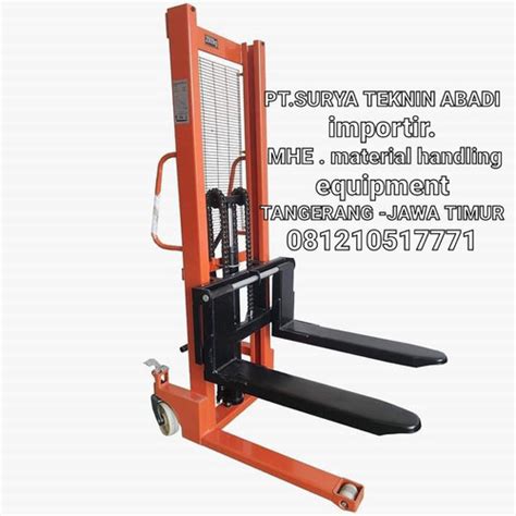 Jual Hand Stacker Manual Ton Angkat Ketinggian Meter Merek Car