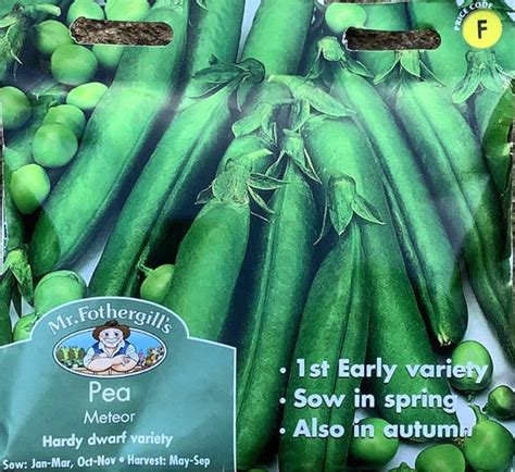 Pea Meteor Mr Fothergills Mersea Farm Shop And Country Stores