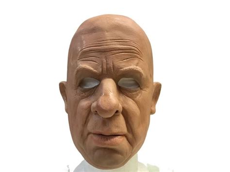 Old Man Mask Realistic Old Man Mask Male Mask for Cross - Etsy