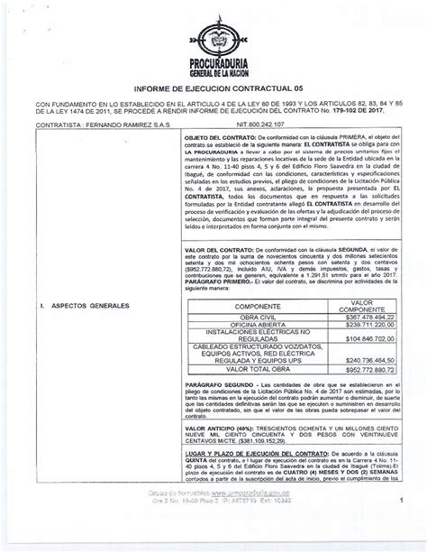 Pdf Procuradur A General De La Naci N Rep Blica De Colombia