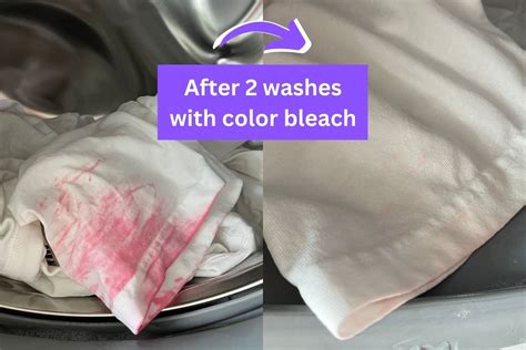 White Clothes Turning Redpink After Washing With Bleach