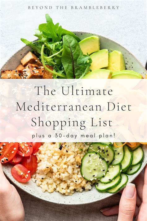 The Ultimate Mediterranean Diet Shopping List For Beginners Easy Mediterranean Diet Recipes