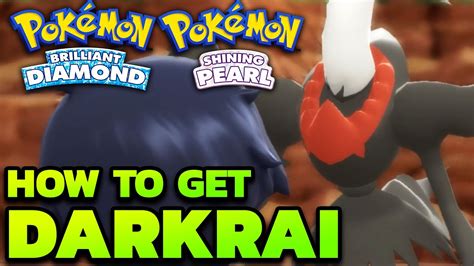 Event Over How To Get Darkrai In Pokémon Brilliant Diamond And Shining Pearl Youtube