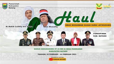 Live Haul Mbah Muhammad Hasan Surgi Jatikusumo Youtube