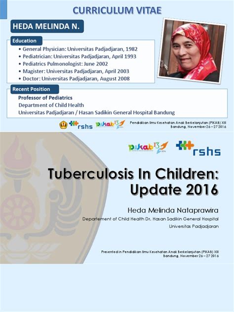 Tuberkulosis Pada Anak Prof Heda Pdf Tuberculosis Immunology