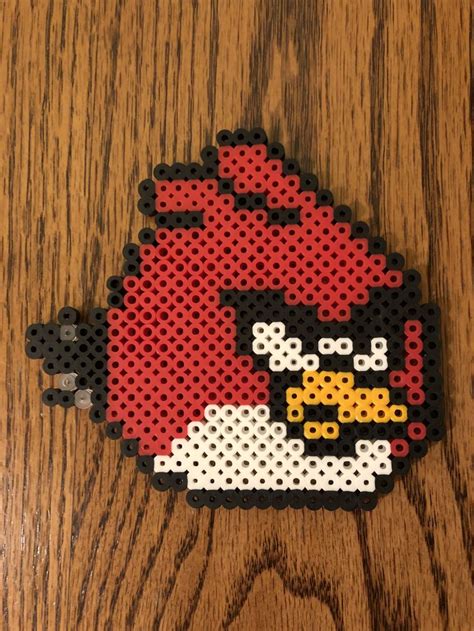 Perler Hama Bead Red Angry Bird Red Angry Bird Hama Beads Perler