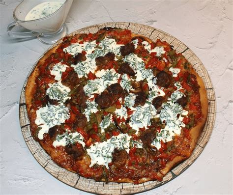 Homemade Italian Sausage And Mixed Pepper Pizza