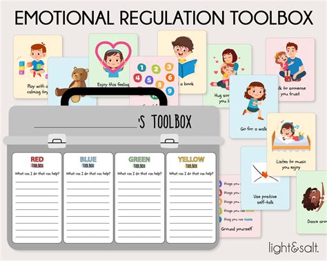 Emotional Regulation Coping Skills Tool Box Lightandsaltdesign