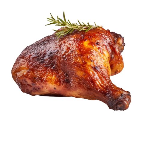 Ai Generated Roasted Chicken Leg Clip Art 40216084 Png