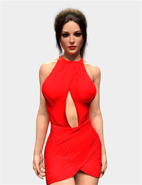 X Fashion Flirty Dress For Genesis 8 Female S Render State