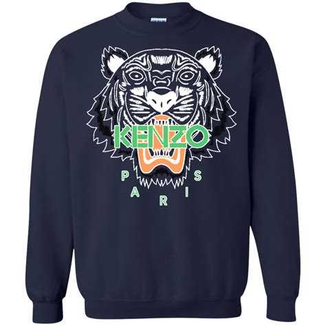 Tiger Kenzo Paris Logo Clothing Pullover Sweatshirt Unisex Adult Clothing