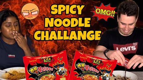 Extreme Spicy Noodle Challenge X2 🔥 2023 L Samyang Buldak