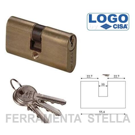 CILINDRO CISA DA INFILARE OVALE 55 MM 08110 02 FERRAMENTASTELLA IT