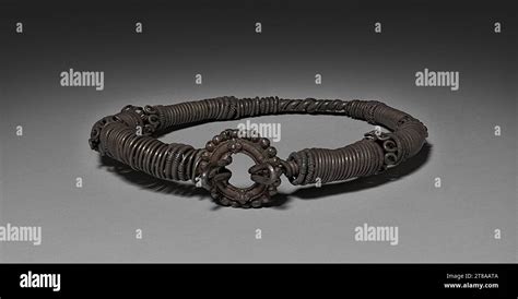 Necklet 1800s Burma Silver Diameter 16 Cm 6 516 In Stock Photo