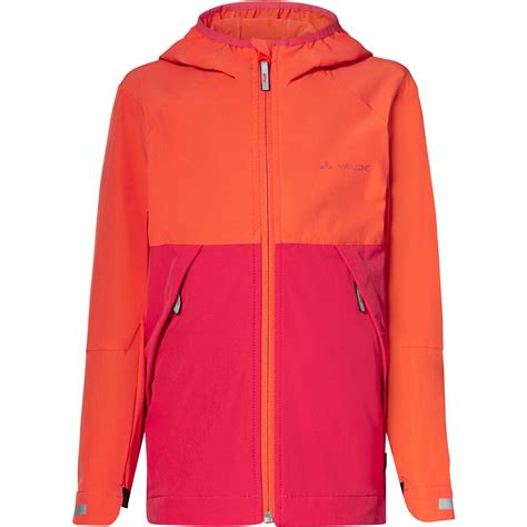 Vaude Veste Enfants Moab Stretch Bright Pink Orange Bike