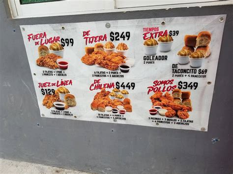 Carta De Club De Pollos Reynosa Av Central