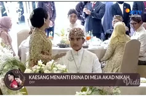 Nonton Live Streaming Akad Nikah Kaesang Pangarep Dan Erino Gudono Di