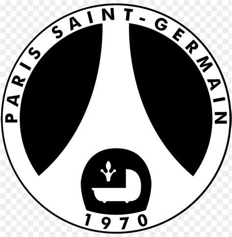 Sg Logo Black And White Logo Paris Saint Germain Negro PNG