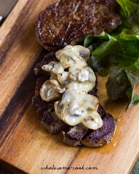 The Best Creamy Mushroom Sauce For Steak Wholesome Cook