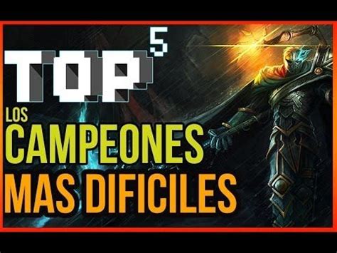 Top De Los Campeones Mas Dificiles De Usar Youtube Comic Book