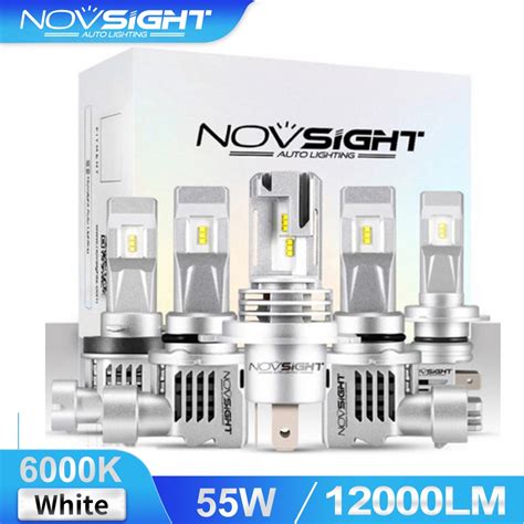 Novsight N30S Upgraded 12000LM H4 H7 H11 55W ZES Beads Car LED