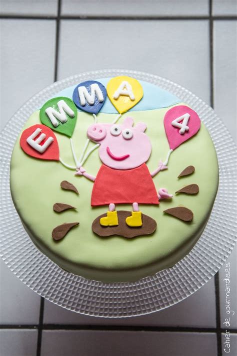 Gâteau danniversaire Peppa Pig Cumple Peppa Pig Peppa Pig Cake 3rd