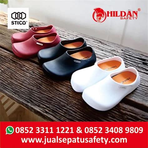 Jual Sepatu Koki Dapur Safety Shoes Merk Stico Sepatu Chef Warna