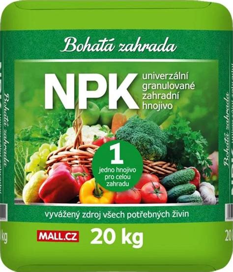 Bohatá zahrada NPK univerzální zahradní hnojivo 20 kg od 559 Kč Zbozi cz