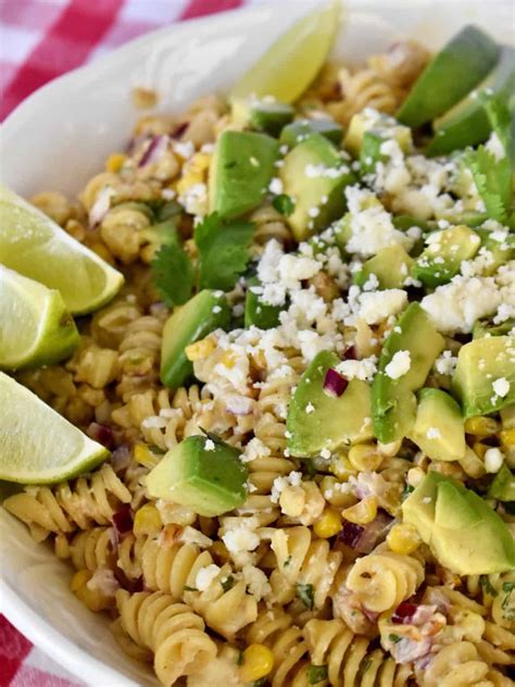 Elote Pasta Salad Mexican Street Corn Pasta Recipe This Delicious House