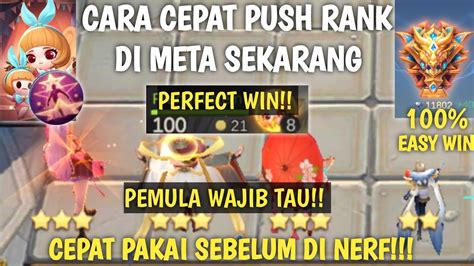 Cara Cepat Push Rank Di Update Terbaru Pemula Wajib Tau Angela