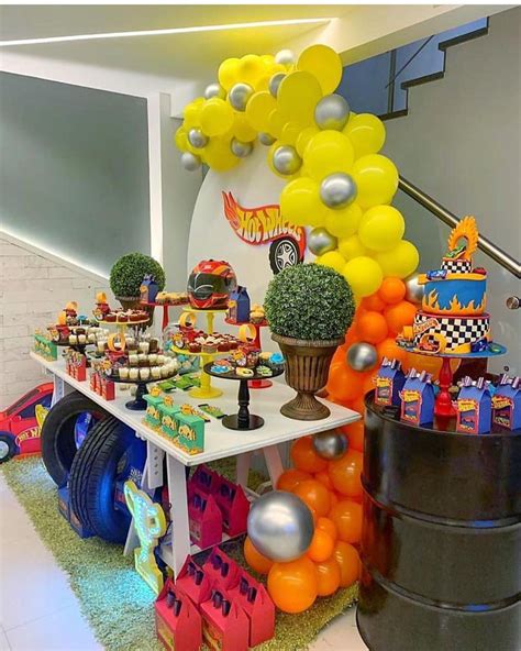 Festa Infantil Fabiola Teles On Instagram Festa Hot Wheels Por Andrearteycolor