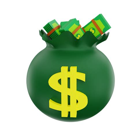 3d Bag Money 18749002 PNG