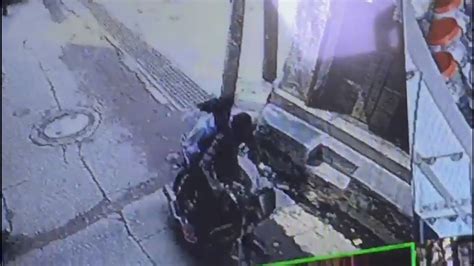 3 Bikers Shot Businessman On Daylight Incident Record On Cctv Camera