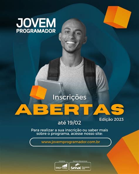 Noticenter Inscri Es Abertas Para O Jovem Programador