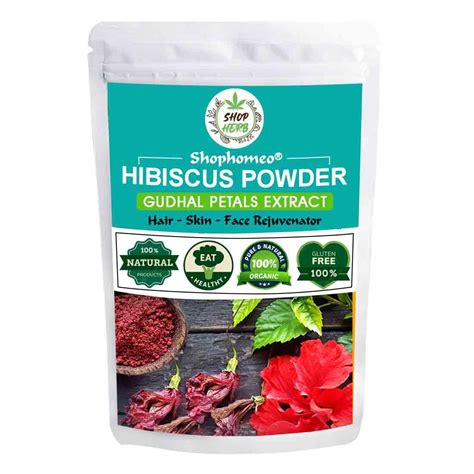 Shophomeo® Hibiscus Powder For Hair Growth 100 Grams Beauty