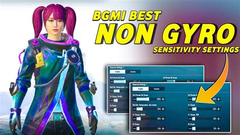 Non Gyro Best Sensitivity Settings For Bgmi Bgmi Non Gyro