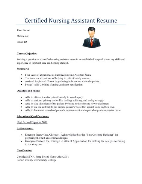 Best Certified Nursing Assistant Resume Sample Artofit