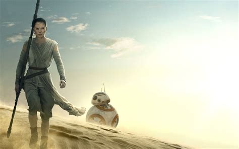 Star Wars The Force Awakens Rey BB 8 Wallpapers | HD Wallpapers | ID #16184