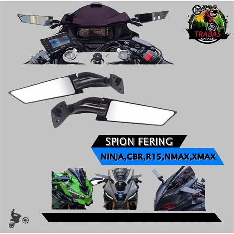 Jual SPION FAIRING WINGLET MODEL RIZOMA NINJA CBR R15 V3 V6 YZF R1 R3