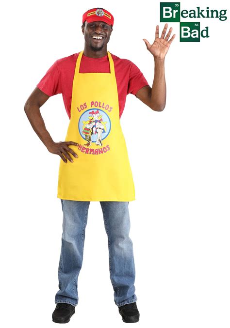 Breaking Bad Los Pollos Hermanos Adult Costume Kit Breaking Bad Costumes