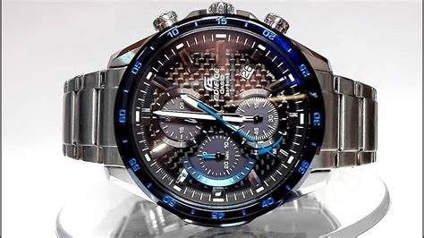 Casio Edifice Efs S Db B Solar Powered Sapphire Watch Video