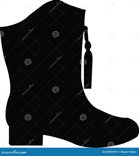 Drill Team Boot  Image With Svg Vector Cut File For Cricut And