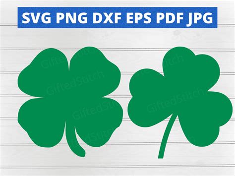 Shamrock Svg Clover Svg St Patricks Day Svg Irish Svg Lucky Svg Svg Cut