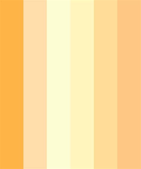 Pastel Orange with Cream Color Palette