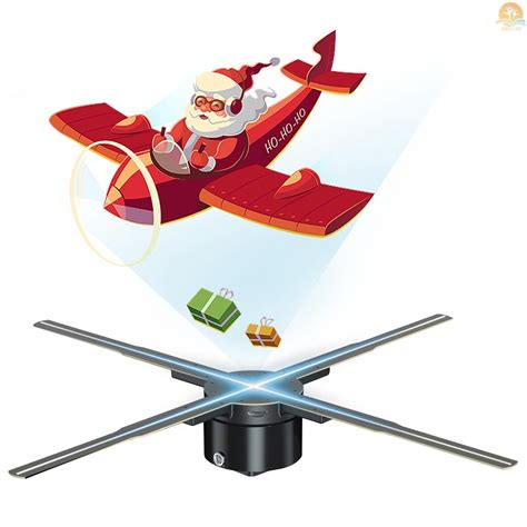 In Stock D Hologram Projector Advertising Display Fan Wall Mounted Player D Naked Eye K Hd