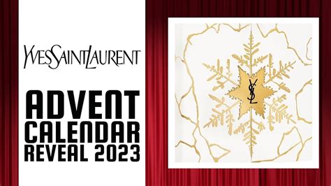 YSL ADVENT CALENDAR 2023 REVEAL YouTube