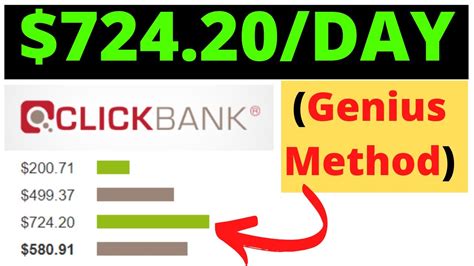 Clickbank For Beginners Genius Method To Make Per Day From